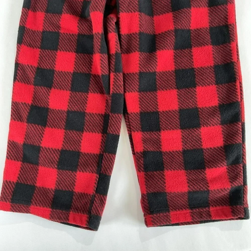 BUFFALO PLAID FLEECE PAJAMA BOTTOMS